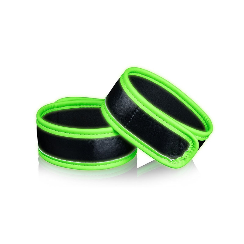 Ouch! Glow Brassards phosphorescents Glow Biceps Noirs